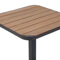 Table Bistro Carrée Tyla Acacia Et Acier Hespéride -Plein air Deco table bistro carree tyla acacia et acier hesperide 2
