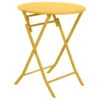 Table Ronde Pliante Greensboro 2p Jaune Moutarde Hespéride -Plein air Deco table de jardin ronde hesperide 60cm greensboro moutarde