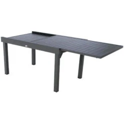 Table Rectangulaire Extensible Piazza 10 P. Graphite Hespéride -Plein air Deco table rectangulaire extensible piazza 10 personnes graphite hesperide 2