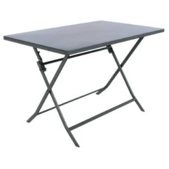 Table Rectangulaire Pliante Greensboro 4p Graphite Hespéride