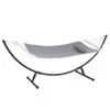 Toile De Hamac Matelassé Akio Gris Sans Pied Hespéride -Plein air Deco toile de hamac matelasse akio gris sans pied hesperide