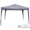 Toile De Tonnelle Easy Up Coloris Ardoise Hespéride -Plein air Deco toile de tonnelle easy up coloris ardoise hesperide