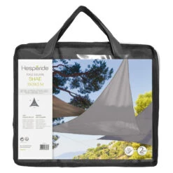 Toile Solaire 3x3x3m Shae Ardoise Hespéride -Plein air Deco toile solaire 3x3x3 shae ardoise hesperide 2