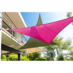 Toile Solaire 3x3x3m Curacao Blanc Hespéride -Plein air Deco toile solaire 3x3x3m luxe hesperide curacao blanc 3