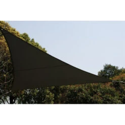 Toile Solaire 3x3x3m Curacao Gris Hespéride -Plein air Deco toile solaire 3x3x3m luxe hesperide curacao gris 2