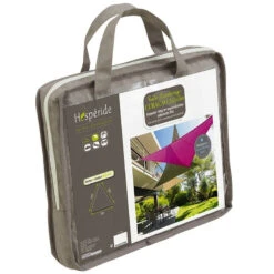 Toile Solaire 3x3x3m Curacao Taupe Hespéride 11 Toile Solaire 3x3x3m Curacao Taupe Hespéride -Plein air Deco toile solaire 3x3x3m luxe hesperide curacao taupe 3