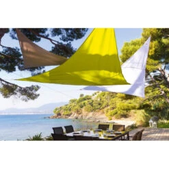 Toile Solaire 4x4x4m Neka Anori Gris -Plein air Deco toile solaire 4x4x4m hesperide anori gris 2