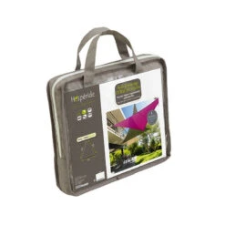 Toile Solaire 5x5x5m Curacao Taupe Hespéride -Plein air Deco toile solaire 5x5x5m luxe hesperide curacao taupe 3