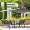 Tonnelle Certeli Carrée Forme Abri Coloris Graphite/ardoise -Plein air Deco tonnelle certeli carree forme abri coloris graphite ardoise