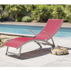 Transat Samba Pliable Et Empilable Grenade Hespéride